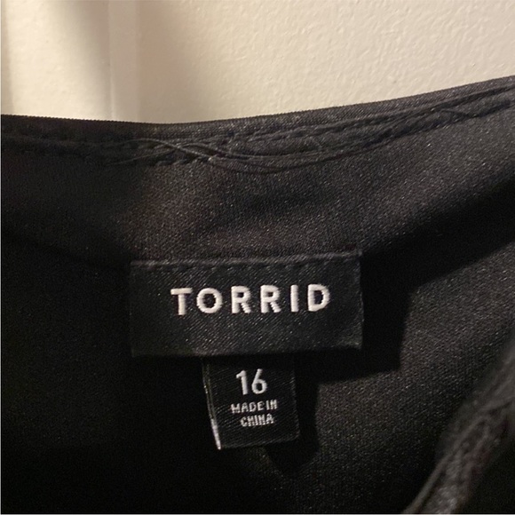 Torrid faux leather bustier corset back dress - Picture 11 of 12